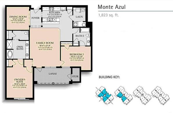 Monterey Floor Plans Vista Cay Resort Orlando, FL